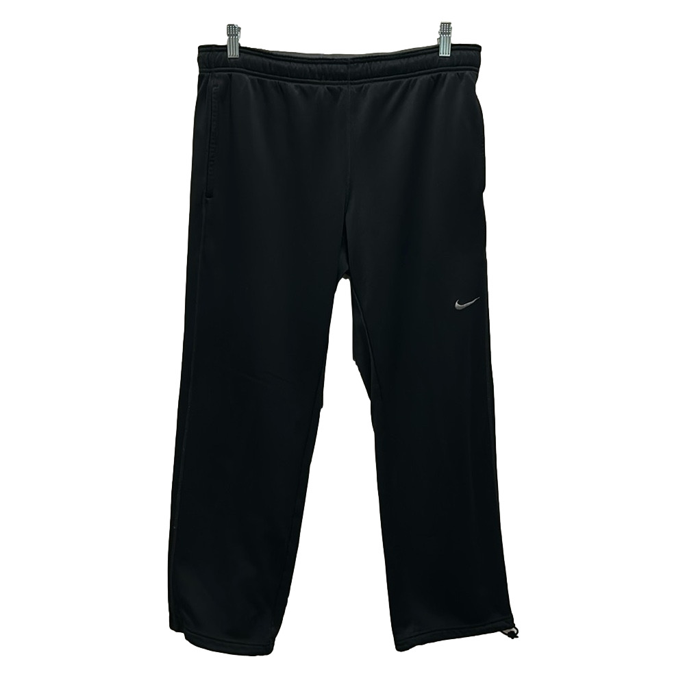 Nike Therma Fit Black Sweatpants Adjustable Ankle and Elastic Waist Size Medium
